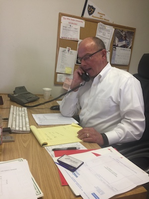 Bill on phone office 300